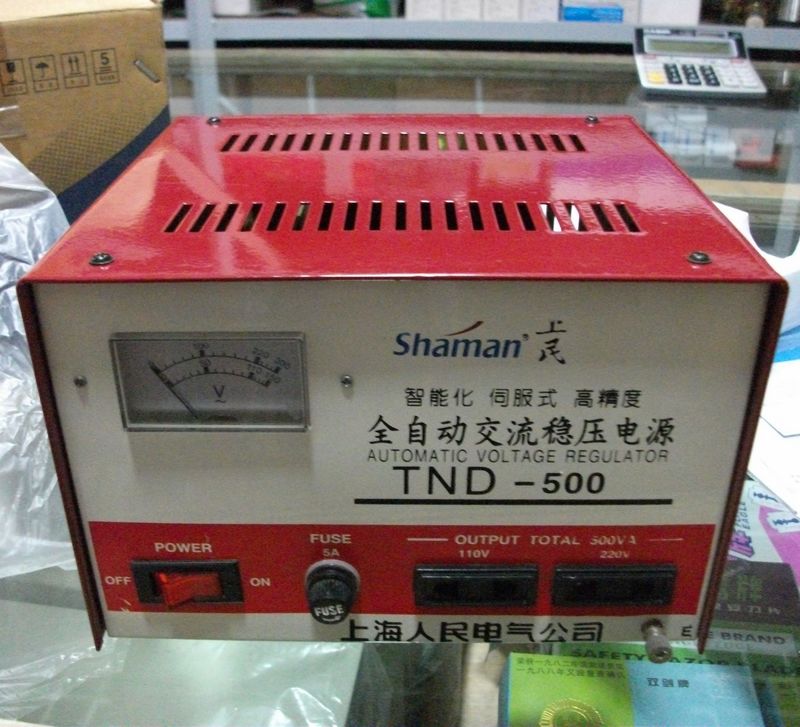 存货特价500w家用电脑冰箱小功率高精度单相交流全自动稳压器全铜