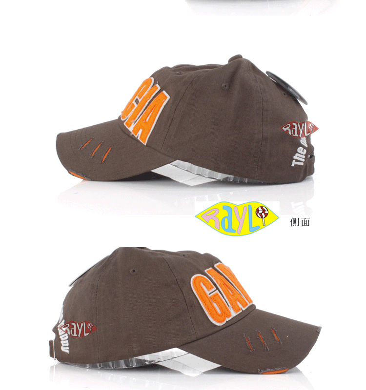 Rayli RAYLI new baseball caps men General Korea Korean leisure tide authentic Hat Cap edging K1101