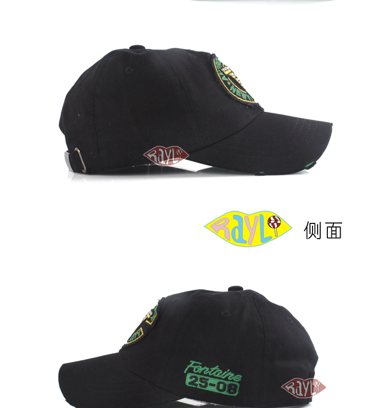 Rayli RAYLI authentic hip hop baseball cap summer General company of Korean men and women surge letter v leisure hats K4062