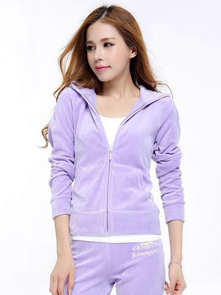丝天鹅绒运动套装 女春秋大码 女款 卫衣套装 韩